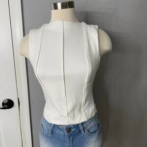 NWT Maeve Seamed Shell Top, S
